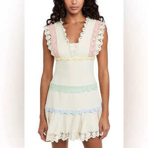 Endless rose color lock trim mini dress